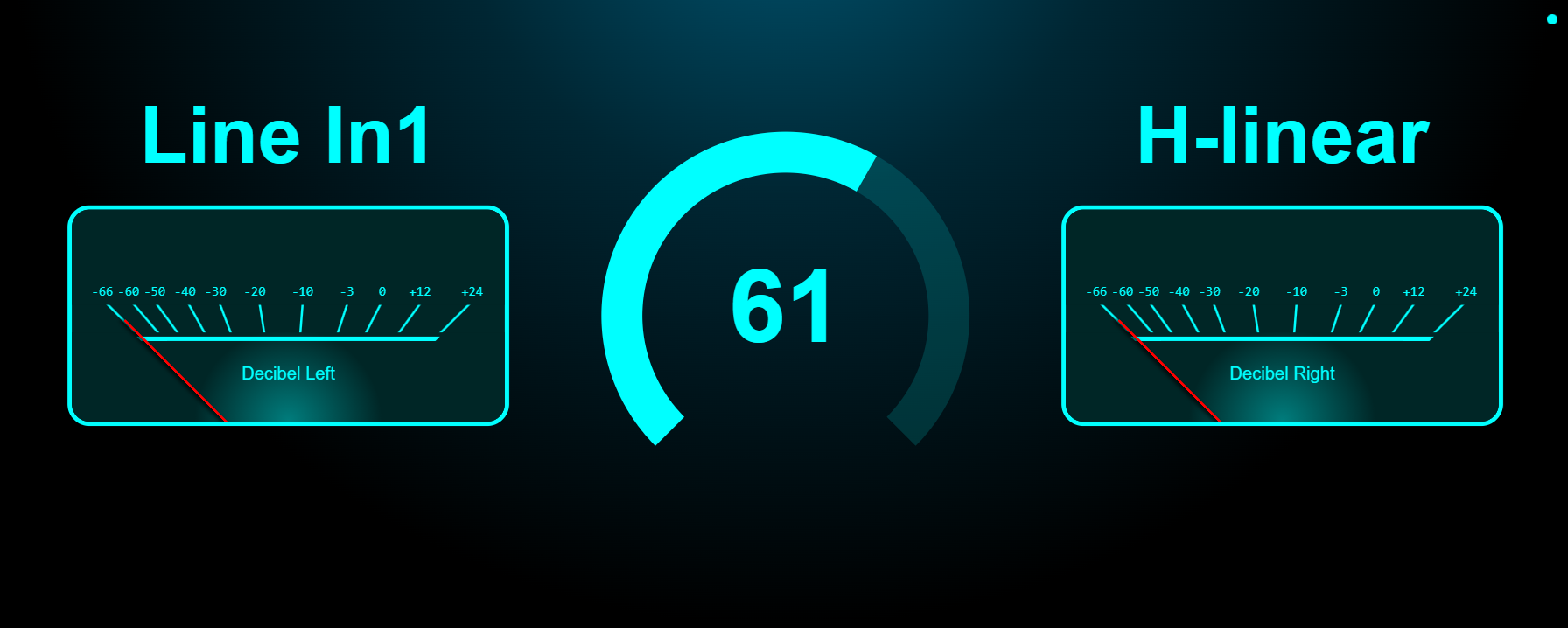 UI: Hauptansicht mit unterem Menüband